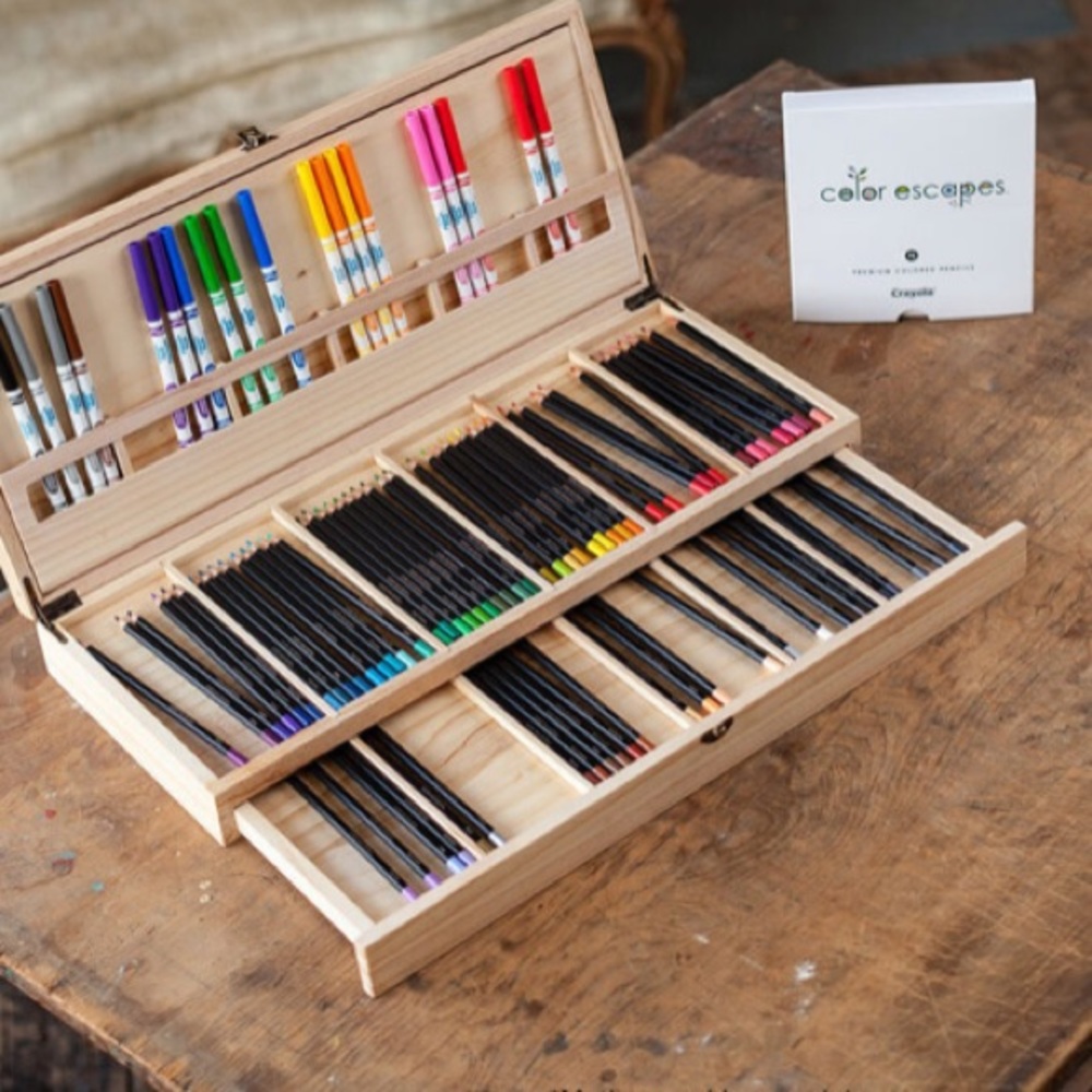 Color Escapes Wooden Art Case - Picture 4 of 8
